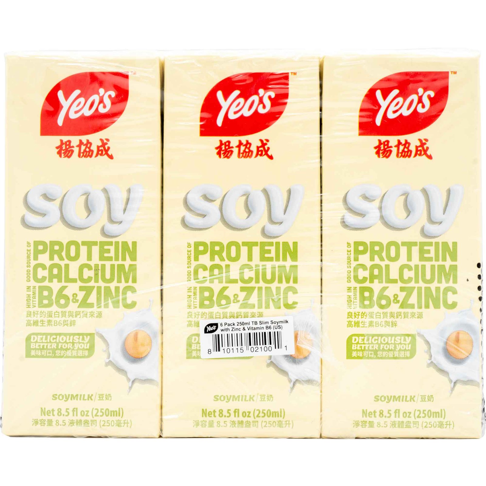 YEOS SOYMILK W/CALCIUM,ZINC&VIT B6-ORIG. YEOS SOYMILK W/CALCIUM,ZINC&VIT B6-ORIG.