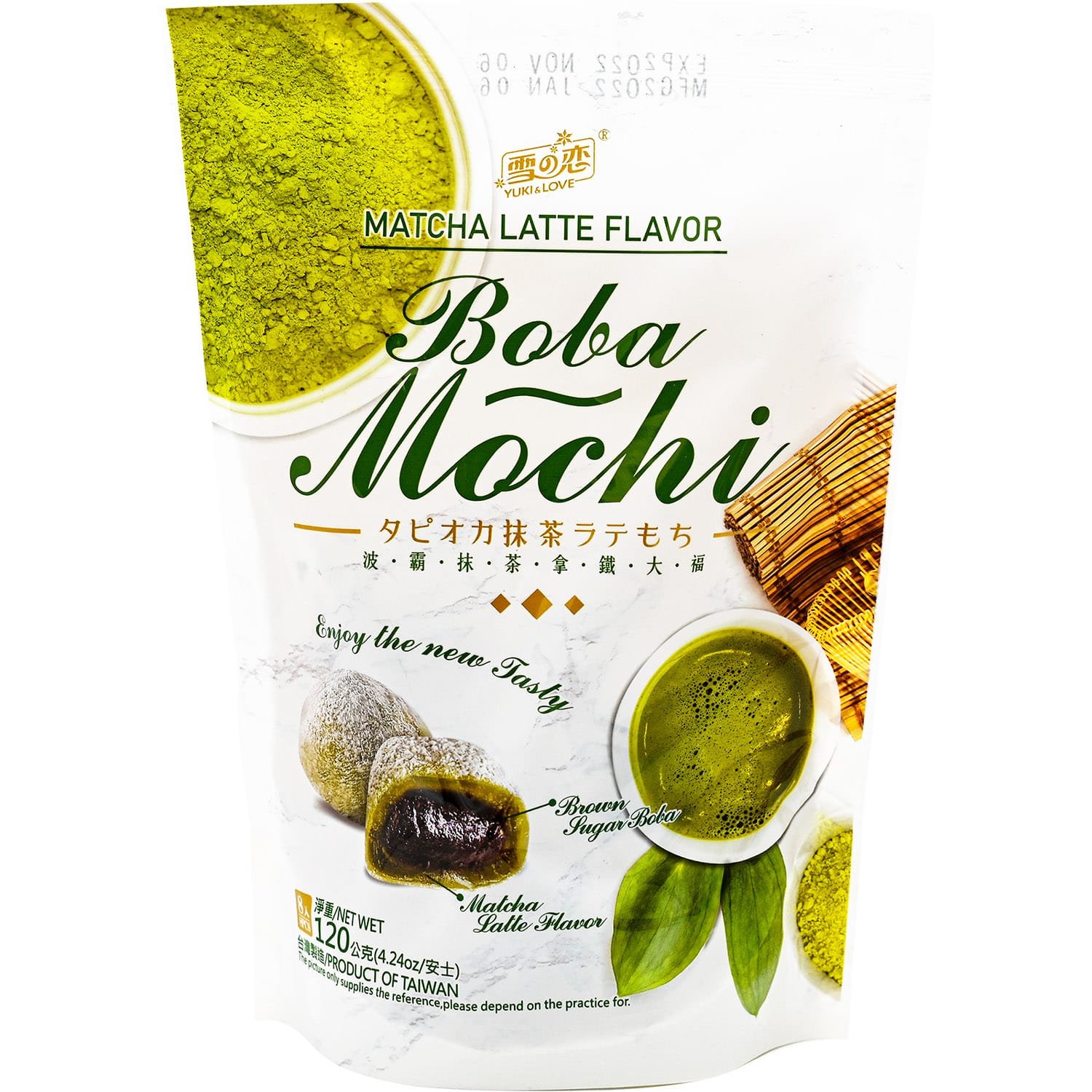 Yuki/Love Boba Mochi Matcha Latte Yuki/Love Boba Mochi Matcha Latte